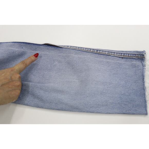 Levi's 626 Vintage Philippines Denim Jeans Raw Hem 28X27 Leather Tag - Picture 14 of 14